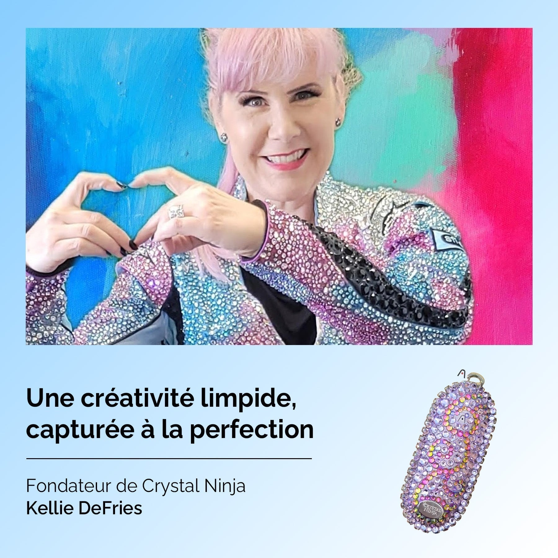 Comment une artiste du cristal capture chaque idée brillante