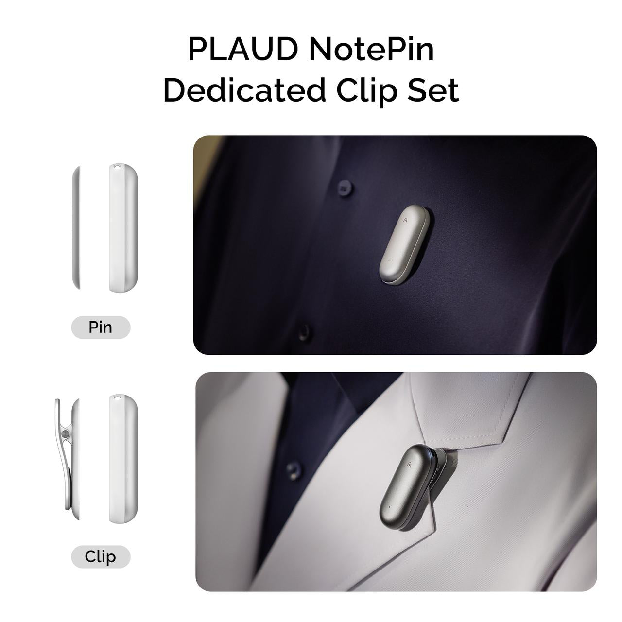 Clip & Broche Magnétique PLAUD NotePin