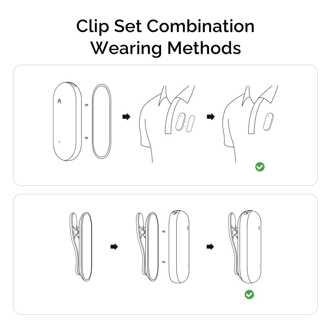 Clip & Broche Magnétique PLAUD NotePin