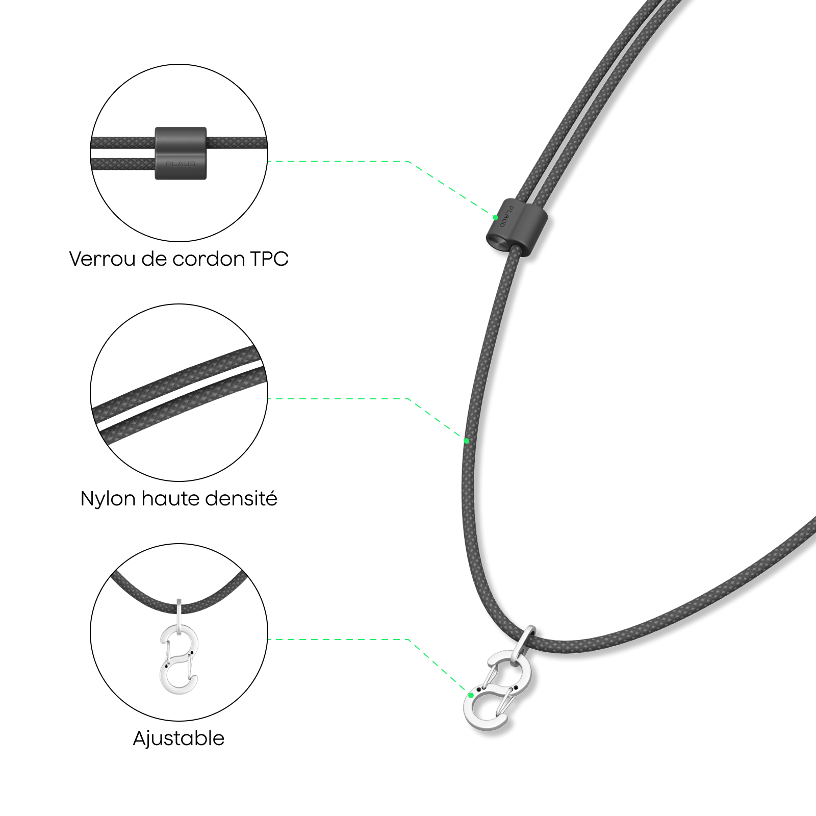 Cordon Plaud NotePin|Plaud NotePin S