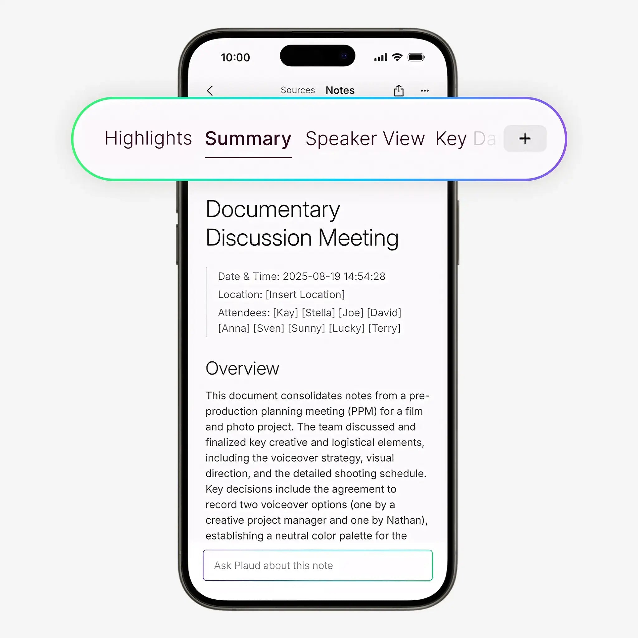 Résumés multidimensionnels