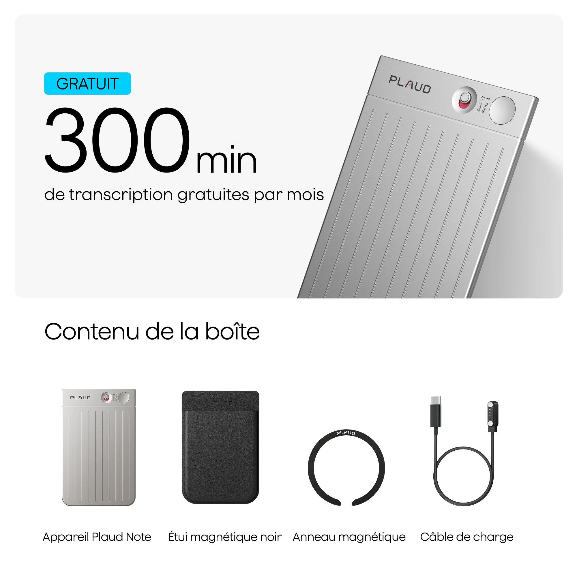 Plaud Note | Lot de 3