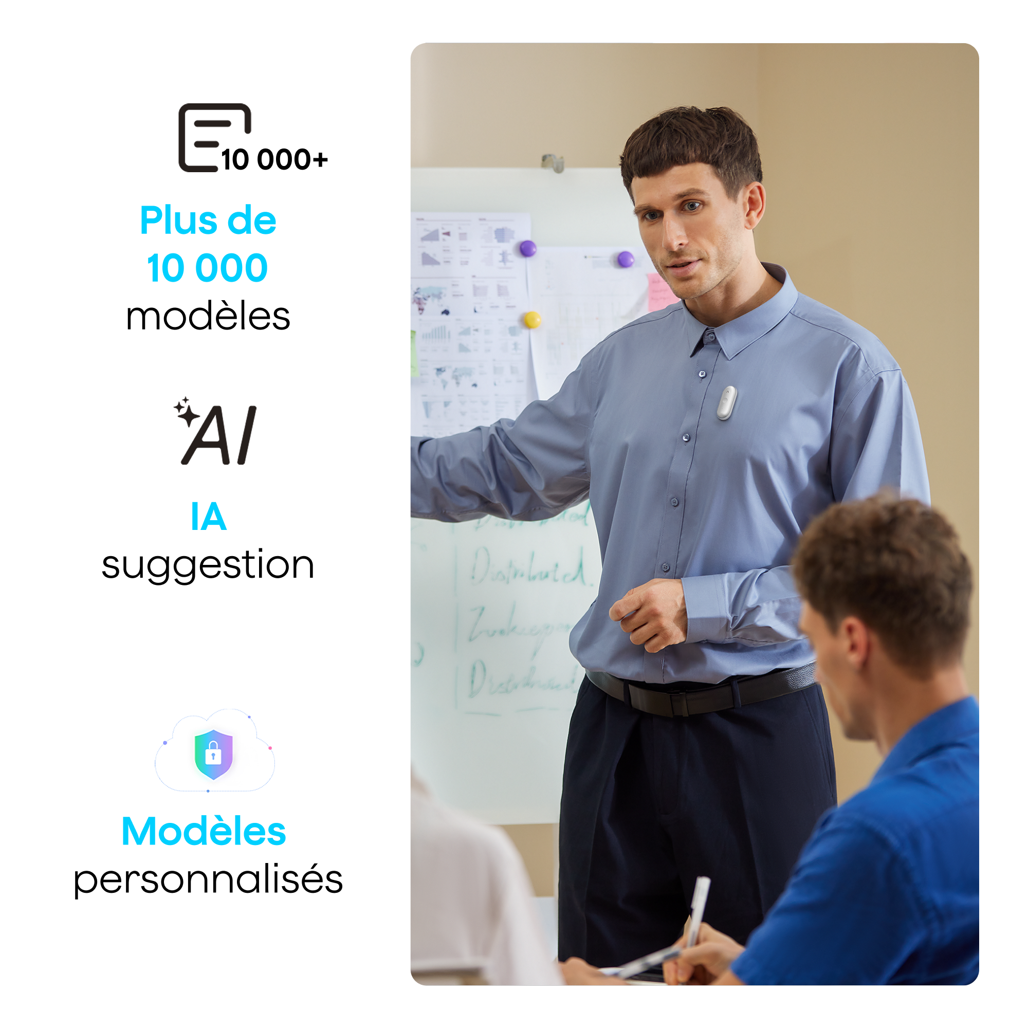 Plaud NotePin + Abonnement Annuel à l’Unlimited Plan IA