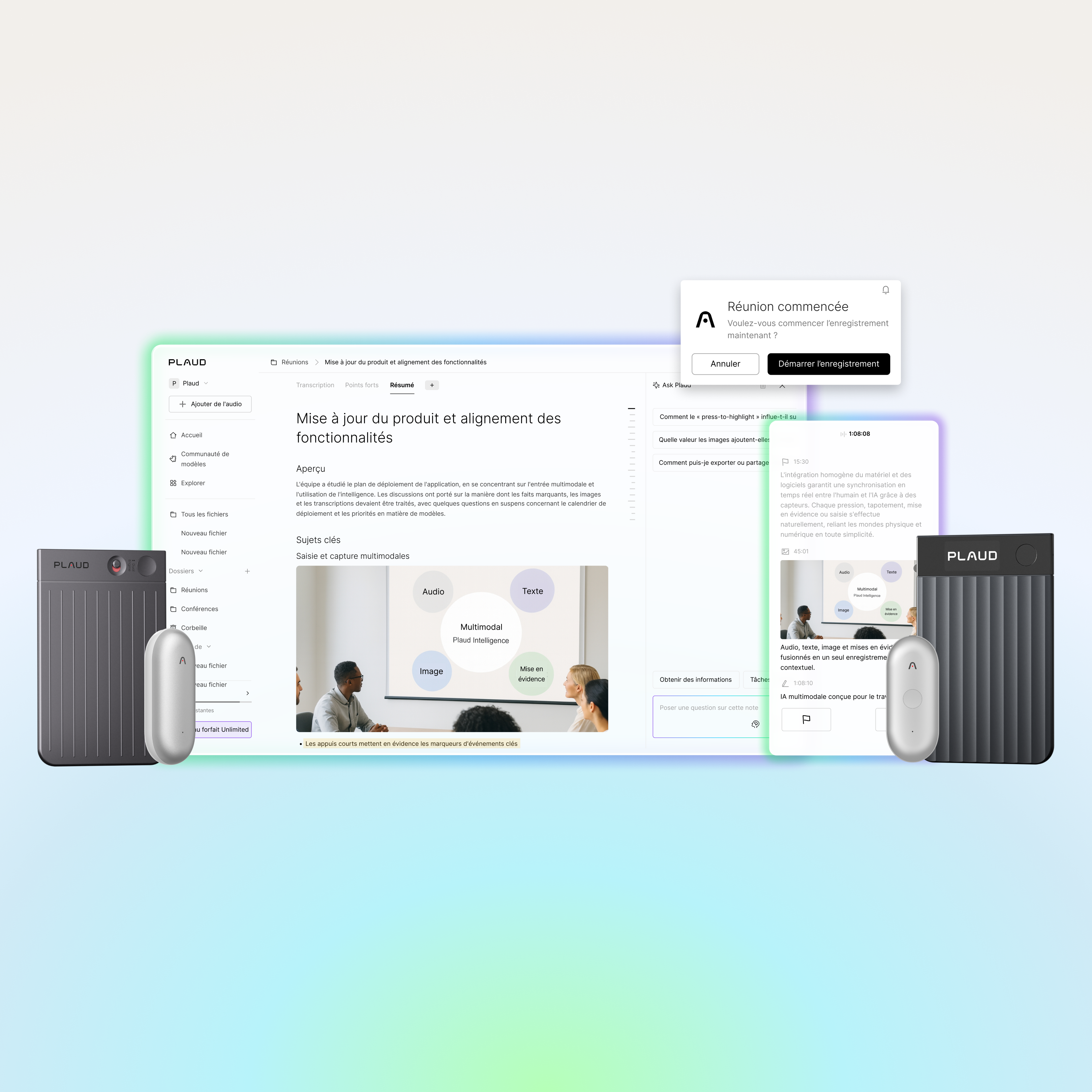 Plaud dévoile Plaud NotePin S et Plaud Desktop, la première solution de prise de notes IA capable de relier parfaitement les conversations en personne comme en ligne
