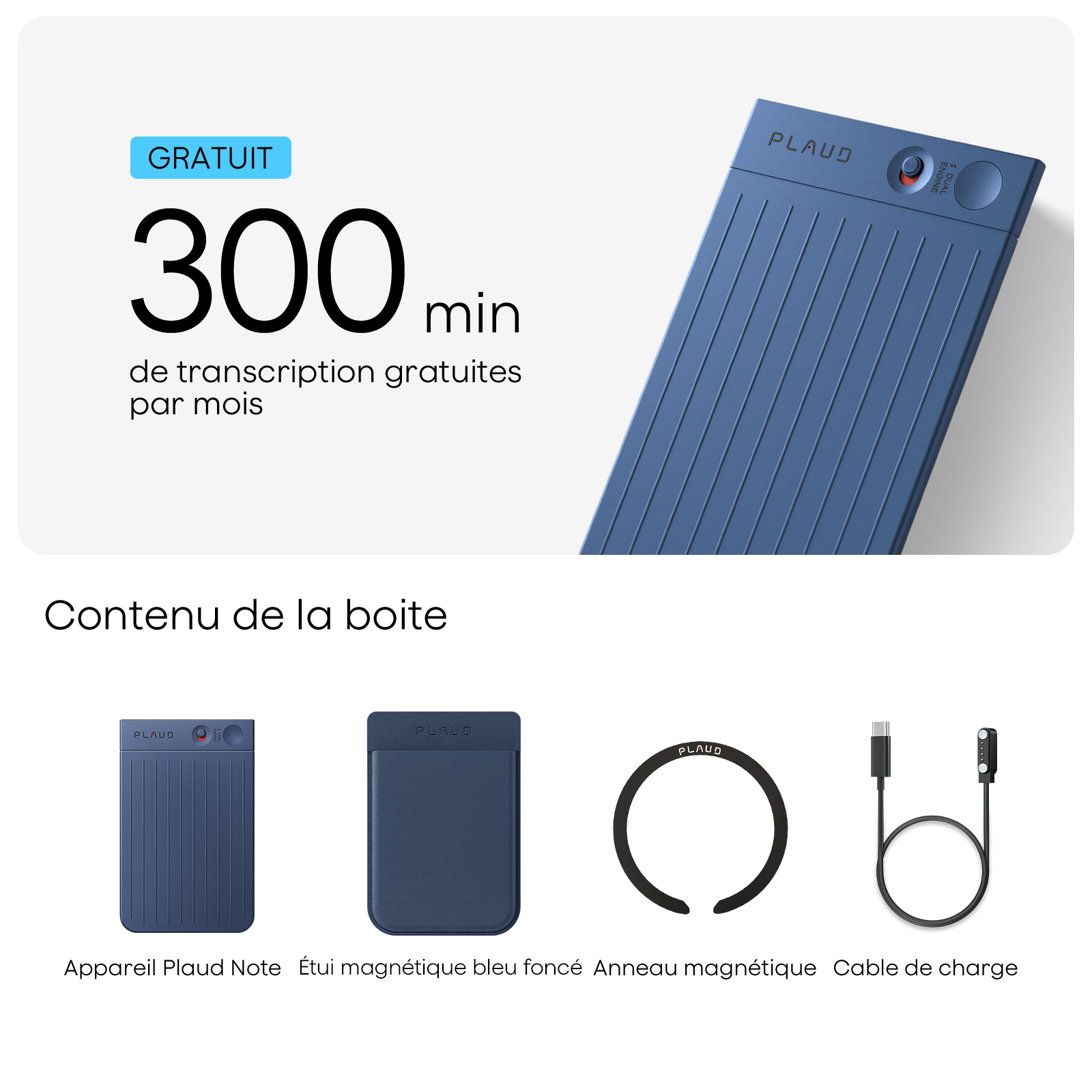 Plaud Note | Lot de 3