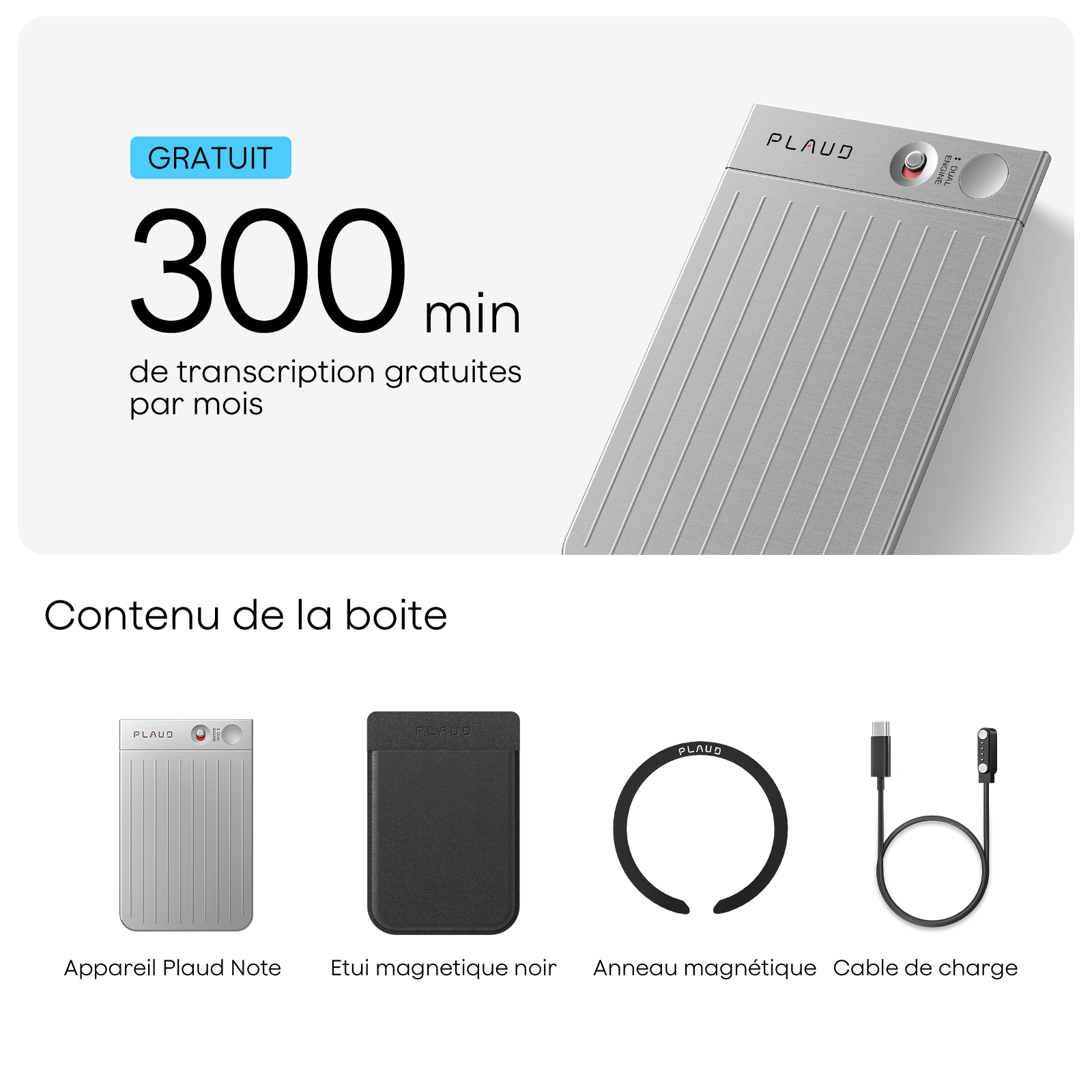 Plaud Note | Lot de 3
