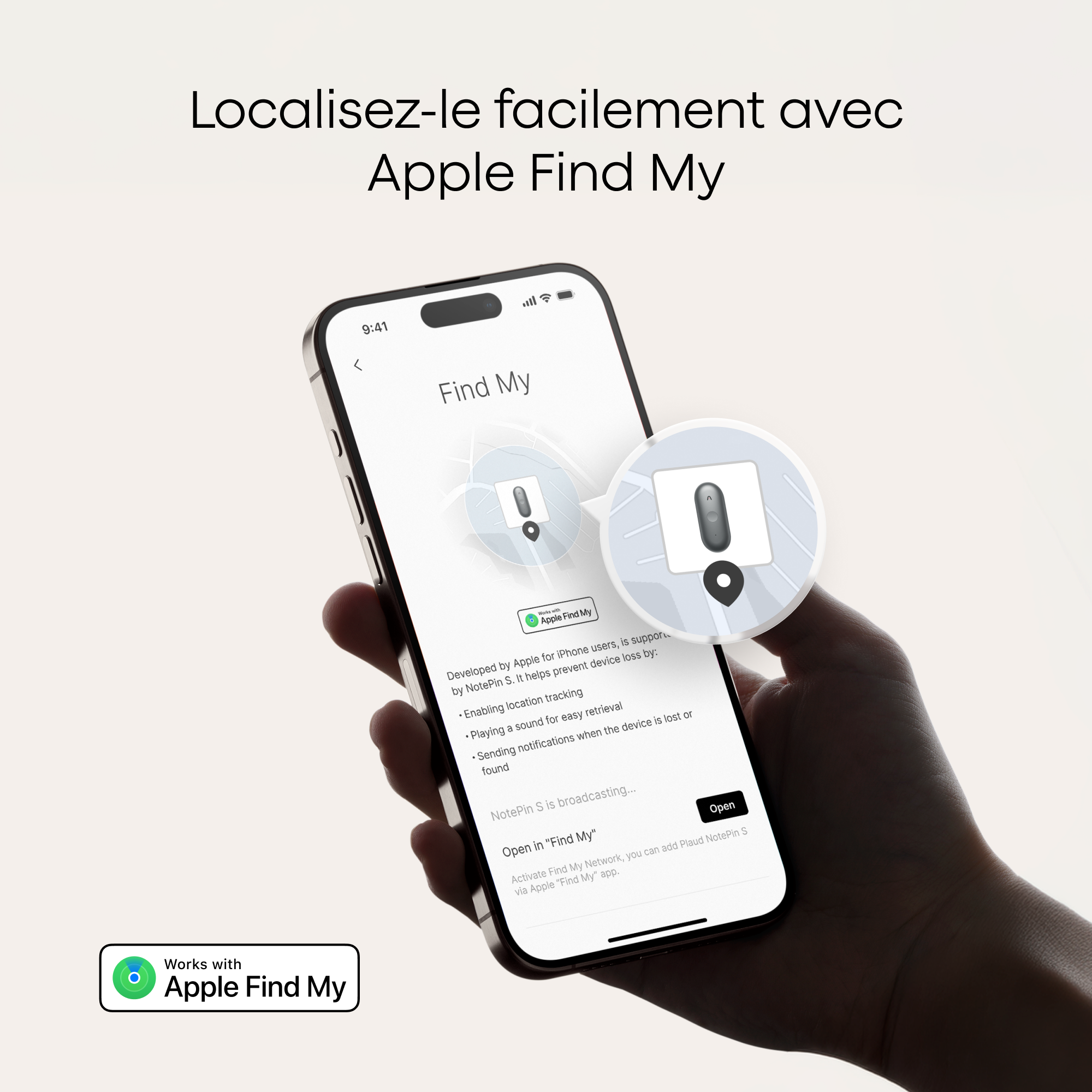 Plaud NotePin S - Assistant de prise de notes IA le plus portable