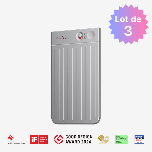 Enregistreur vocal PLAUD NOTE AI | Lot de 3
