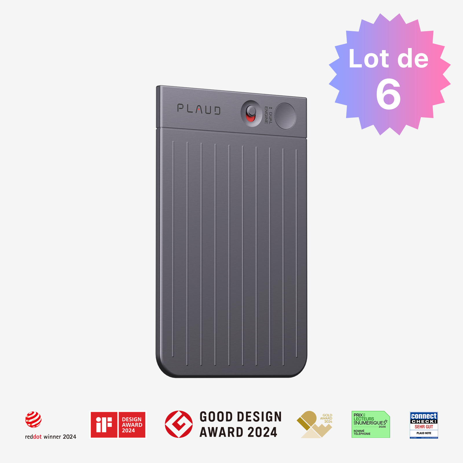 PLAUD NOTE | Lot de 6