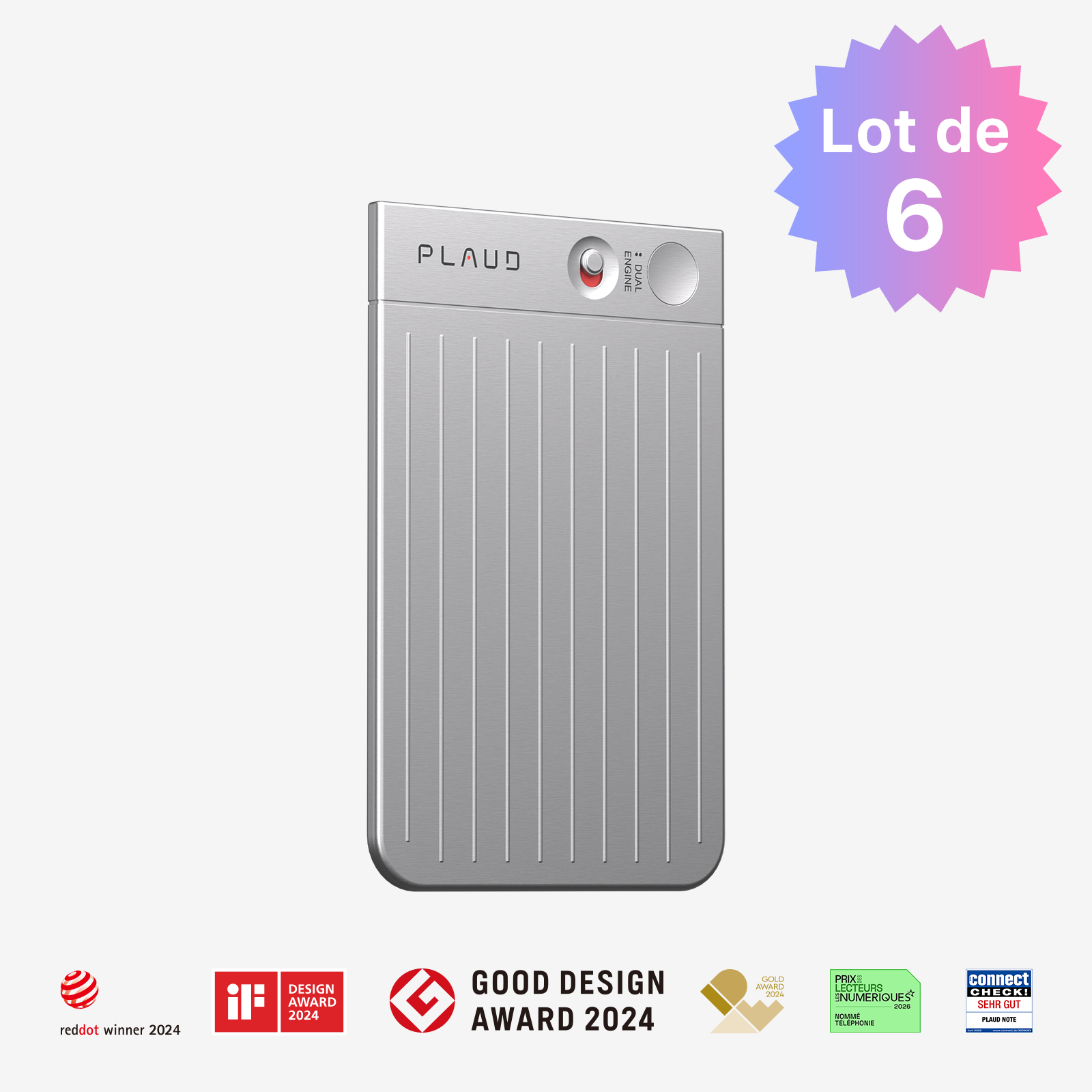 PLAUD NOTE | Lot de 6