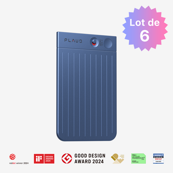 PLAUD NOTE | Lot de 6
