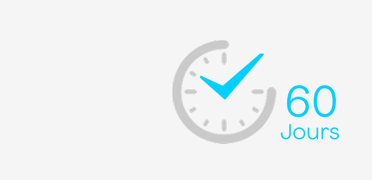 <span style="color: #00d0ff;">60 jours </span>