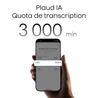 Quota de Transcription Plaud AI