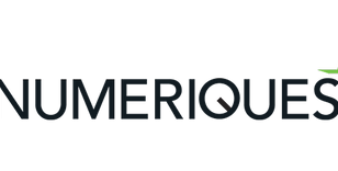 Logo de Les Numériques, avec le texte gris foncé et une étoile verte stylisée.