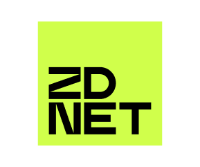 Logo ZDNET sur fond vert citron.